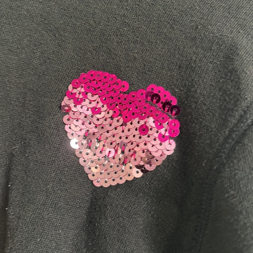 Pink Jacket With Gradient Sequin Heart. - image 4